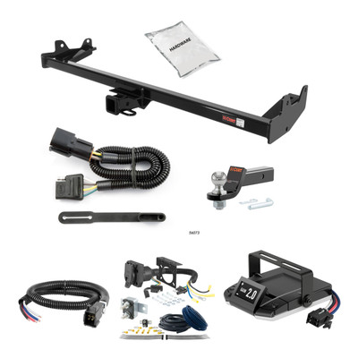 04-07 Ford Freestar 2 CURT Trailer Hitch + Assure Proportional Brake Controller Kit HBCW945