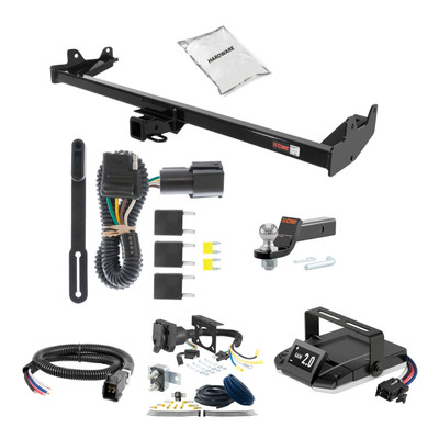04-07 Ford Freestar 2 CURT Trailer Hitch + Assure Proportional Brake Controller Kit HBCW946
