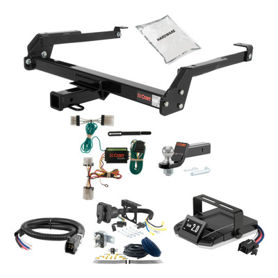 09-14 Nissan Cube 1.25 CURT Trailer Hitch + Assure Proportional Brake Controller Kit HBCW2014