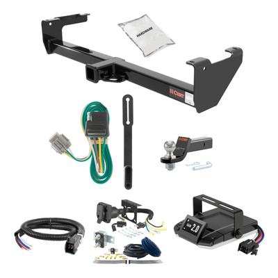 87-95 Nissan Pathfinder 2 CURT Trailer Hitch + Assure Proportional Brake Controller Kit HBCW2050