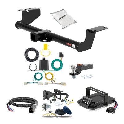09-14 Nissan Murano Excluding Crosscabriolet 2 CURT Trailer Hitch + Assure Proportional Brake Controller Kit HBCW2033