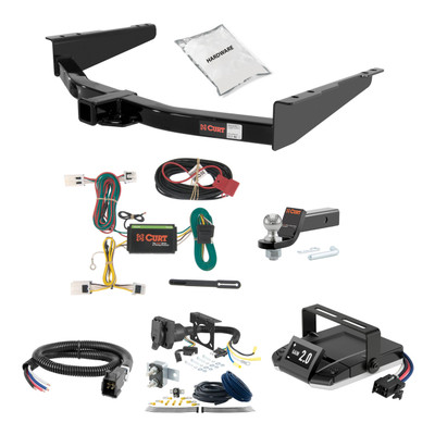 11-14 Nissan Murano Crosscabriolet 2 CURT Trailer Hitch + Assure Proportional Brake Controller Kit HBCW2036