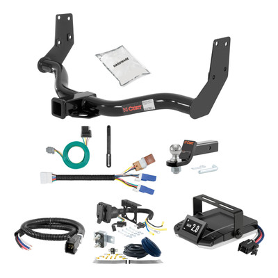 96-04 Nissan Pathfinder 2 CURT Trailer Hitch + Assure Proportional Brake Controller Kit HBCW2047