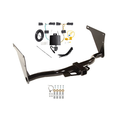 2019-2019 Ford Escape Draw-tite Class 3 Trailer Hitch, 2 Inch Square Receiver Bundle w/ Plug-n-Play T-One Wiring Harness 75758