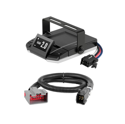 2008-2016 Ford F-550 Super Duty All CURT Assure Proportional 1-4 Axel Auto Leveling Motion-Sensing Trailer Brake Controller