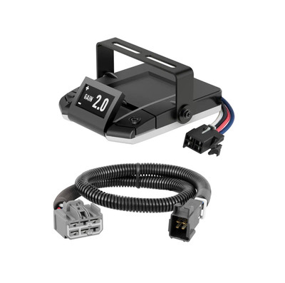 2007-2018 GMC Acadia All CURT Assure Proportional 1-4 Axel Auto Leveling Motion-Sensing Trailer Brake Controller