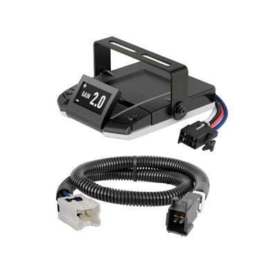 2004-2024 Nissan TITAN All CURT Assure Proportional 1-4 Axel Auto Leveling Motion-Sensing Trailer Brake Controller