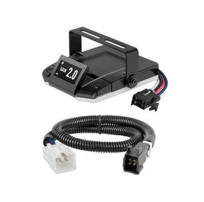 2003-2024 Toyota Sequoia All CURT Assure Proportional 1-4 Axel Auto Leveling Motion-Sensing Trailer Brake Controller