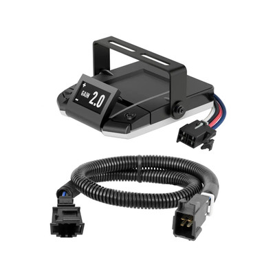 2021-2024 Volkswagen Atlas with Factory Tow Package CURT Assure Proportional 1-4 Axel Auto Leveling Motion-Sensing Trailer Brake Controller