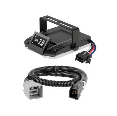 2014-2023 Jeep Cherokee All CURT Assure Proportional 1-4 Axel Auto Leveling Motion-Sensing Trailer Brake Controller