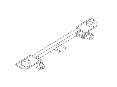 BlueOx Tow Bar Base Plate, Front Mount, RV Flat Towing for Select, FORD F150