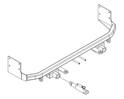 BlueOx Tow Bar Base Plate, Front Mount, RV Flat Towing for Select, CHEVY HHR SS(TURBO ONLY)