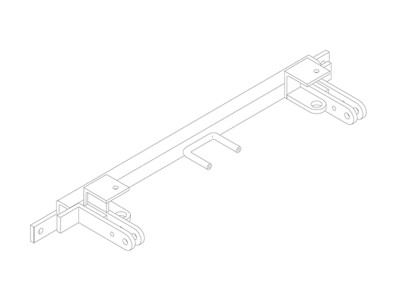 BlueOx Tow Bar Base Plate, Front Mount, RV Flat Towing for Select, LEXUS RX300