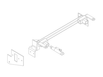 BlueOx Tow Bar Base Plate, Front Mount, RV Flat Towing for Select, LEXUS GX470