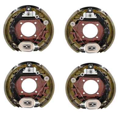 SET OF 2, 12.5" x 3.38" - 8,000 lbs Lippert Electric Trailer Brake Assembly Left+ Right
