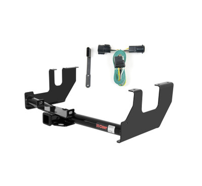 2005 Ford F-150 Excluding factory receiver and 2004 Heritage Edition Curt 2", Class 3 Trailer Tow Hitch + 4-flat Wiring Kit 13352