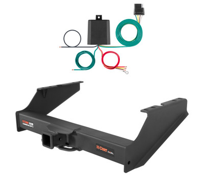 2008 - 2016 Ford F-250 Super Duty Curt 2-1/2", Class 5 Trailer Tow Hitch + 4-flat Wiring Kit 15810