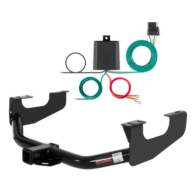 08 - 16 Ford F-250 Super Duty Curt 2", Class 3 Trailer Tow Hitch + 4-flat Wiring Kit 13359