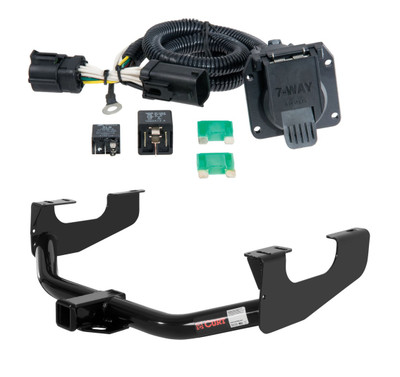 1997 - 1999 Ford F-250LD New body Curt 2", Class 3 Trailer Tow Hitch + 7-way Wiring Kit 13359