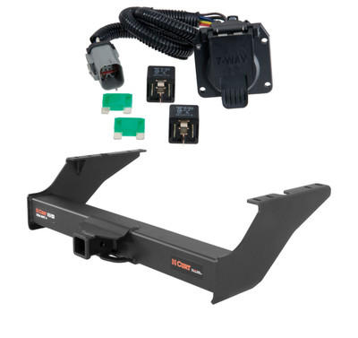 1999 - 2001 Ford F-250 Super Duty Curt 2", Class 5 Trailer Tow Hitch + 7-way Wiring Kit 15410