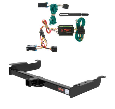 1996 - 1999 GMC Savana 1500 Curt 2", Class 3 Trailer Tow Hitch + 4-flat Wiring Kit 13040