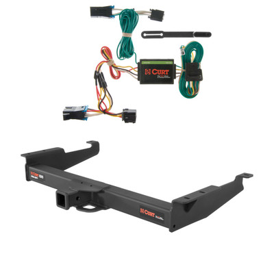 1996 - 1999 GMC Savana 2500 Curt 2", Class 5 Trailer Tow Hitch + 4-flat Wiring Kit 15320