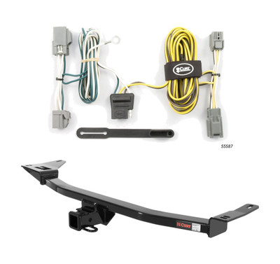 2005 - 2007 Ford Five Hundred Curt 2", Class 3 Trailer Tow Hitch + 4-flat Wiring Kit 13542