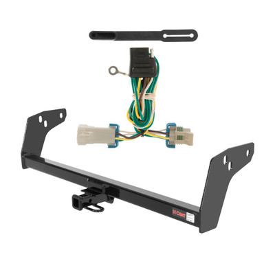 1998 - 2004 GMC Sonoma Curt 1-1/4", Class 2 Trailer Tow Hitch + 4-flat Wiring Kit 12011