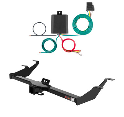 2005 - 2006 Honda Element Excluding SC Curt 2", Class 3 Trailer Tow Hitch + 4-flat Wiring Kit 13574
