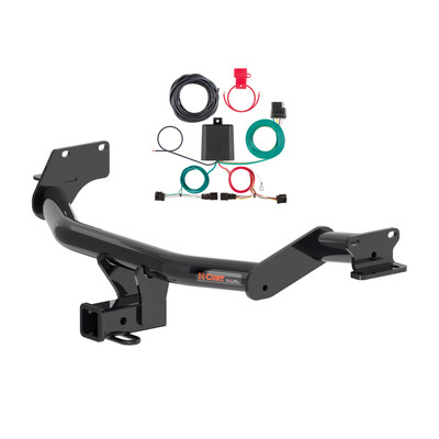 23 - 24 Hyundai Palisade Curt 2", Class 3 Trailer Tow Hitch + 4-flat Wiring Kit 13427-1