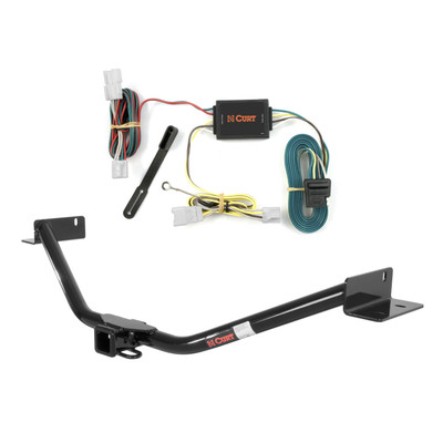 10 - 12 Hyundai Santa Fe Curt 2", Class 3 Trailer Tow Hitch + 4-flat Wiring Kit 13073