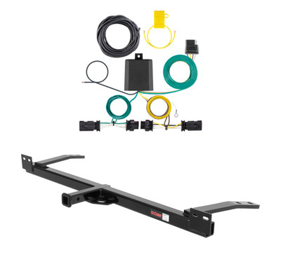 1977 - 1984 Buick Park Avenue RWD Curt 1-1/4", Class 2 Trailer Tow Hitch + 4-flat Wiring Kit 12009