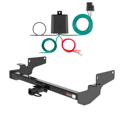 2006 - 2011 Cadillac DTS Curt 1-1/4", Class 2 Trailer Tow Hitch + 4-flat Wiring Kit 12058