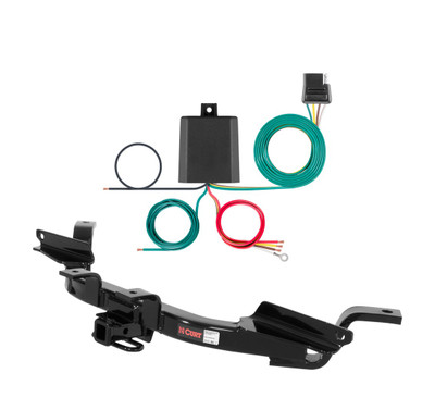1997 - 2005 Buick Park Avenue Curt 1-1/4", Class 2 Trailer Tow Hitch + 4-flat Wiring Kit 12157