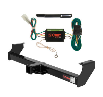 1999 - 2004 Chevrolet Tracker Curt 2", Class 3 Trailer Tow Hitch + 4-flat Wiring Kit 13517