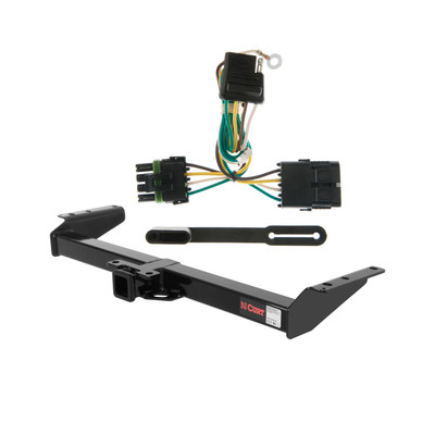 00 Chevrolet Tahoe New body style, 4.8L or 5.3L Curt 2", Class 3 Trailer Tow Hitch + 4-flat Wiring Kit 13402