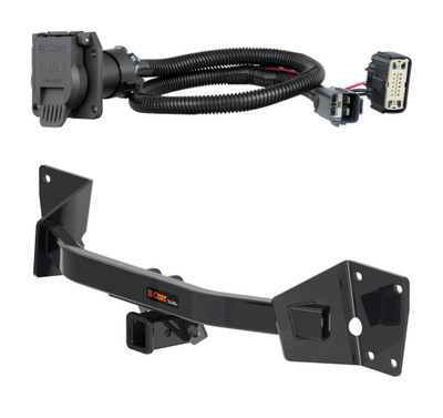 2020 - 2025 Cadillac XT6 Curt 2", Class 3 Trailer Tow Hitch + 7-way Wiring Kit 13482