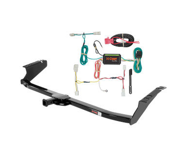 15 - 20 Toyota Sienna Curt 1-1/4", Class 2 Trailer Tow Hitch + 4-flat Wiring Kit 12065