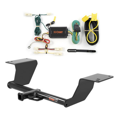 12 - 17 Toyota Camry Curt 1-1/4", Class 2 Trailer Tow Hitch + 4-flat Wiring Kit 12107