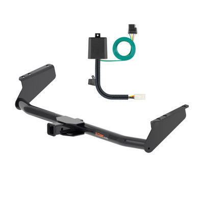 21 - 24 Toyota Sienna Curt 2", Class 3 Trailer Tow Hitch + 4-flat Wiring Kit 13470