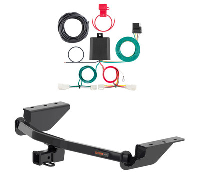 2013 - 2018 Toyota RAV4 Curt 2", Class 3 Trailer Tow Hitch + 4-flat Wiring Kit 13406