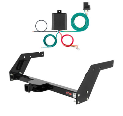 1984 - 1988 Toyota Pickup Curt 2", Class 3 Trailer Tow Hitch + 4-flat Wiring Kit 13086