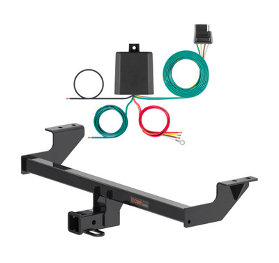 2022 - 2026 Volkswagen Taos Curt 2", Class 3 Trailer Tow Hitch + 4-flat Wiring Kit 13496