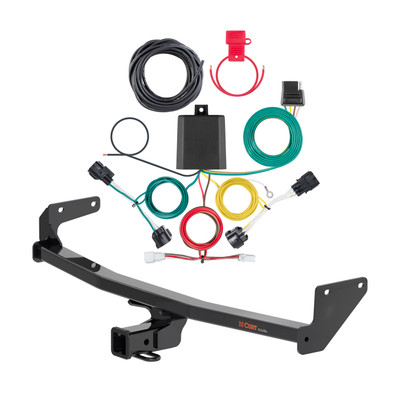 23 - 24 Kia Niro Curt 2", Class 3 Trailer Tow Hitch + 4-flat Wiring Kit 13531