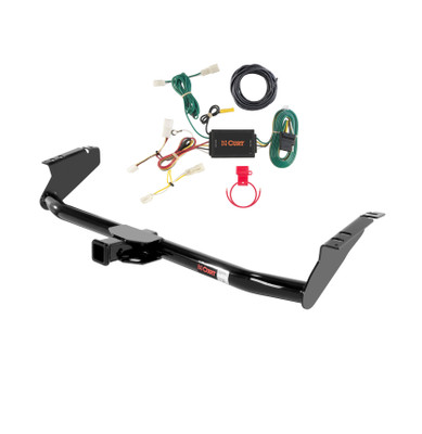 11 - 14 Toyota Sienna Curt 2", Class 3 Trailer Tow Hitch + 4-flat Wiring Kit 13105