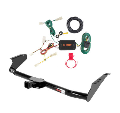 2011 - 2014 Toyota Sienna Curt 2", Class 3 Trailer Tow Hitch + 4-flat Wiring Kit 13105