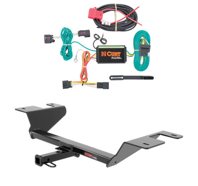 2016 Chevrolet Cruze Limited Curt 1-1/4", Class 1 Trailer Tow Hitch + 4-flat Wiring Kit 11425