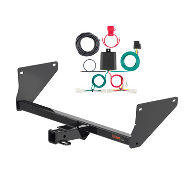 19 - 24 Toyota RAV4 Curt 2", Class 3 Trailer Tow Hitch + 4-flat Wiring Kit 13615
