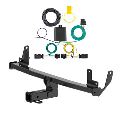2023 - 2025 Dodge Hornet Curt 2", Class 3 Trailer Tow Hitch + 4-flat Wiring Kit 13553