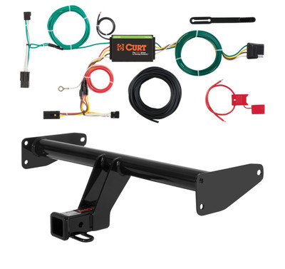 2013 - 2015 Chevrolet Captiva Sport Curt 2", Class 3 Trailer Tow Hitch + 4-flat Wiring Kit 13594